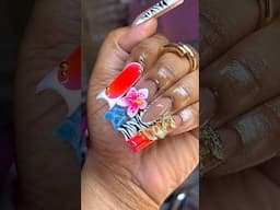 TROPICAL NAILS 🌺💦🦓✨ DID YOU SEE THIS TUTORIAL ? 😍 OUT NOW