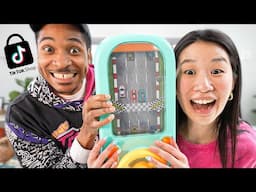 My Husband Reacts to Viral Tiktok Toys