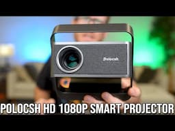 Polocsh HD 1080p Smart Android TV Projector