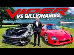Breaking into the MOST EXCLUSIVE CAR EVENT? - Dodge Viper ACR vs. Hypercars