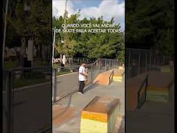 Quando você acha que vai acertar todas as manobras!