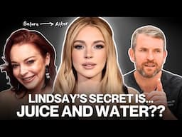 Lindsay Lohan Says No Facelift... Just Juice and Water?