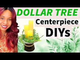 Transform Your Table Year-Round with These DIY Centerpiece Hacks! #dollartreediy
