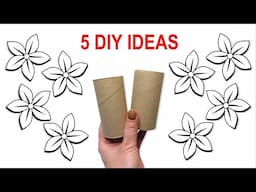 Beautiful! I Made It from Toilet Paper Rolls ♻️ Easy DIY Crafts for Home Decoration
