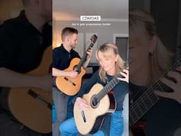 Czardas but it keeps getting more difficult (with @SoenkeMeinen ) 😆#guitar