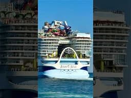 Icon of the Seas is HUGE 😱 #royalcaribbean #iconoftheseas #cruiseship #cruisetravel #cruises #short