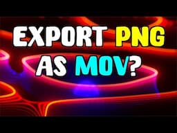 How to Export a PNG Sequence as a MOV File in Final Cut Pro