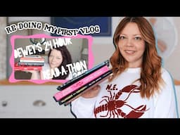 24-Hour Reading Vlog ⏰ Revisiting my FIRST Ever Booktube Vlog