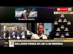 Bombazo, River y Marcelo Gallardo, piensan en el 11 de Memoria con Mastantuono como Titular