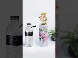 Plastic bottle Flower vase making || Best out of waste