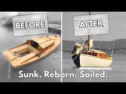 She Was Sunk, Abandoned, and 2,300km from Home – Now Look at Her