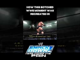 How This Real Life Botched WWE Moment Was Recreated In Smackdown Here Comes The Pain
