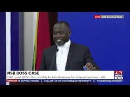 Attorney General, Dominic Ayine addresses media on arrest of Adu Boahene, A-Plus and others
