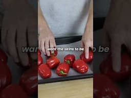 Perfectly Charred Peppers #shorts #food #bellpeppers