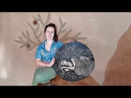 My journey as a printmaker artist living in the forest
