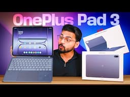 OnePlus Pad 3 🚀 | 3.4K 144Hz Display 🤩 | Snapdragon 8 Elite 🤯 + 120 fps Gaming 🔥