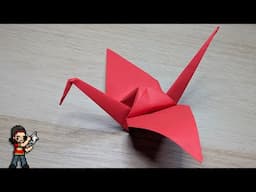 Comment faire une grue traditionnelle en origami (facile !)
