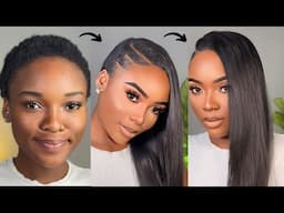 Wow 🤩 Clip-Ins on a very short 4C hair? How to Clip-in on short 4C hair ft Likablewig
