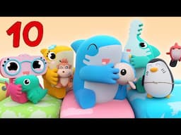 Ten in the Bed 🛏️ Baby Shark | Nursery Rhymes & Kids Songs | Shark Academy