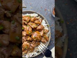 Saucy Bourbon Chicken is next up! #food