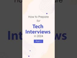 Facing Difficulty in Cracking Tech Interview? Here are Some Tips ! #interviewtips #interview #shorts