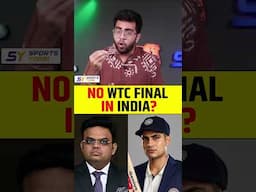 NO WTC FINAL IN INDIA? #wtcfinal #indvseng #jayshah