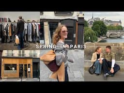 Paris vlog // Thrifting, cute cafes and paris vibes