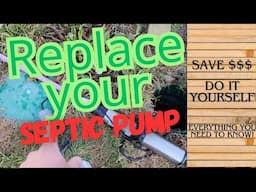 Aerobic Septic System Pump Replacement