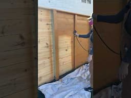 Seal your fence with this sprayer DIY #diy