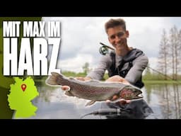 Harzer Forellen an der Oberfläche! Spannendes Sicht-Angeln mit harz_fishing 🎣