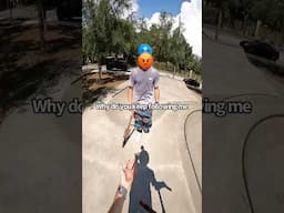 Scooter Guy Was Angry! 😡 🛴 Roman Dellapena #shorts #shortvideo #reels #fyp #skatepark #gopro