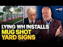 Media Blurs Faces on Trump’s White House MUG SHOT YARD SIGNS!!!