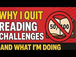 Why You Should Quit Reading Challenges | And What to do Instead