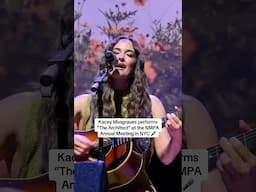 Kacey Musgraves Performs "The Architect" At the NMPA Annual Meeting In NYC | Billboard #Shorts