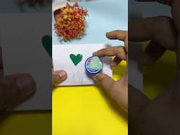 How to make stamp | Waste craft ideas #shorts #viral
