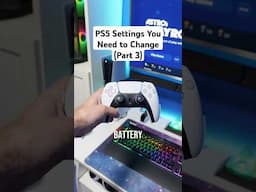 PS5 Settings You Need to Change - Part 3