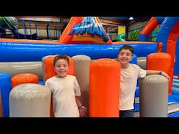 Indoor Inflatable Park Adventure! Ultimate Indoor Playground Fun for Kids & Families