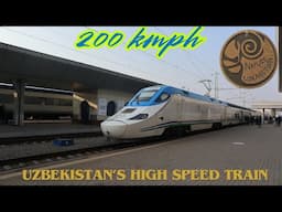 Uzbekistan Afrosiyob High Speed Train | Tashkent to Samarkand Bullet Train  | Nature Connection