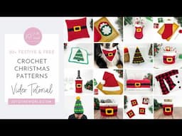 20+ Free Crochet Christmas Patterns - Fabulous & Festive Crochet Christmas Decorations & Ideas!