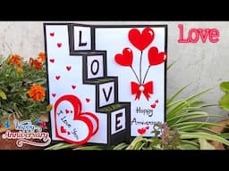 Happy anniversary card making ideas 2025 / Anniversary greeting card idea for mom and dad