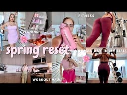Ultimate Spring Reset Vlog 🌸 Productive Glow-Up Day + Summer Prep ft. Halara