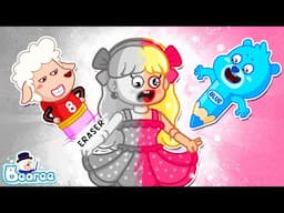 Find My Colour 🌈 Funny Drawing Pencils | Bearee Helps Barbie Find Colors Again | Bearee Kids Show