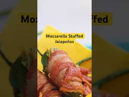 Mozzarella Stuffed Jalapeños..because everything should be stuffed with cheese and wrapped in bacon