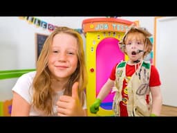 Nastya les cuenta a los niños en la escuela sobre las profesiones