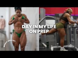 day in my life cutting for a bodybuilding show | cardio + weight update