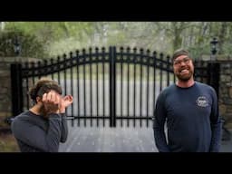 The 𝑭𝒂𝒏𝒄𝒊𝒆𝒔𝒕 Aluminum Gate We've Ever Built