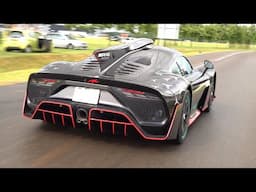 Modified Cars Leaving Car Show - Revuelto, Apollo IE Gold Dragon, 992 GT3 RS, AMG One, 918 Spyder,