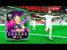 96 Shapeshifters Lewandowski is INSANE at CAM! 🤯 FC 25 Player Review