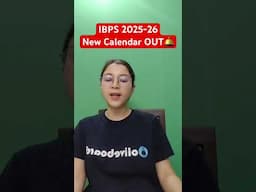 IBPS New Calendar 2025-26 OUT #ibpsnewcalendar2025 #ibpsupdates #shorts