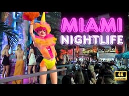 Miami Girls Stand in Line for This Spot 🍸💃🏿 Brickell Nightlife 🌴✨[4K]